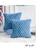 Pineapple Grid Soft Wool Fleece Feeling Cushion & Filler